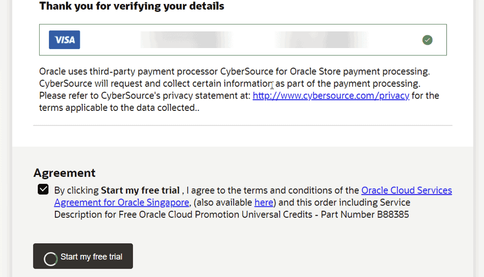 Getting Always Free VPS from Oracle Cloud Free Tier Server 4 Payment settings