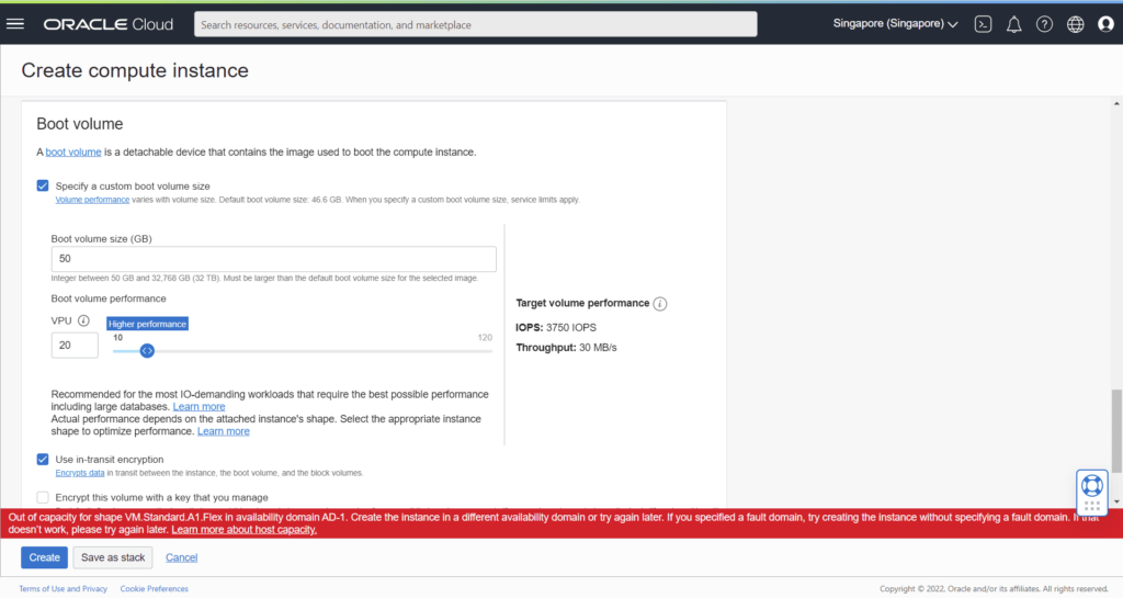 Getting Always Free VPS from Oracle Cloud Free Tier Server 7 Out of Capacity