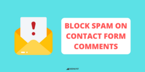 wordpress plugin block contact form spam