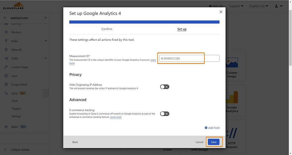 How To Prevent Google Analytics Blocked By Ad Blockers 3 cloudflare zaraz google analytics 4