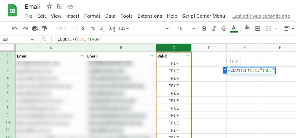 Using Google Sheet People Chip for Free Email Validation 9 False Positives